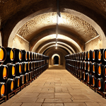 **

Underground wine cellars of Cricova Winery, long tunnels, wine bottles, cool temperature, mysterious atmosphere.

**